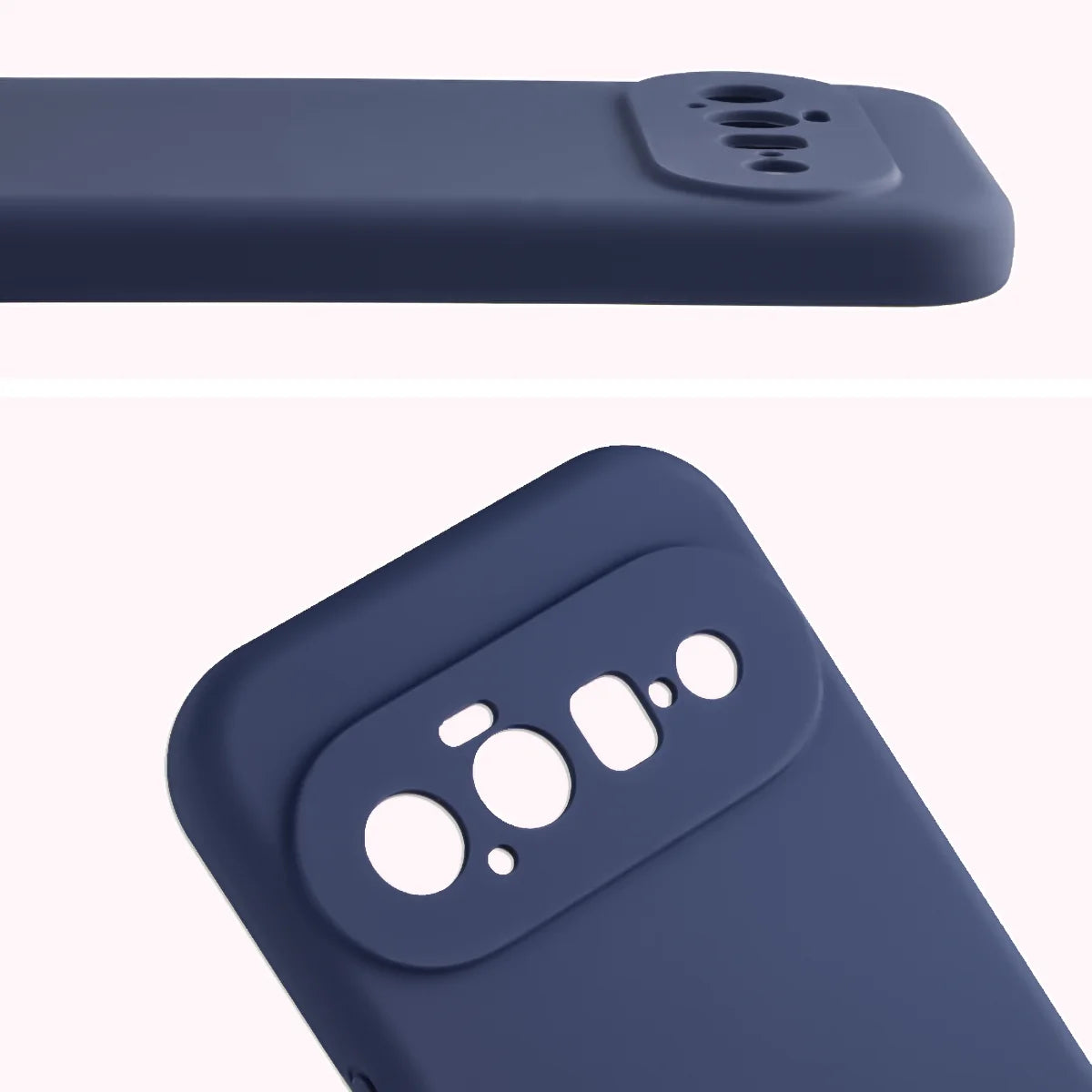 Silikon Handyhülle für Google Pixel 11, Bizon Soft Case, Dunkelblau