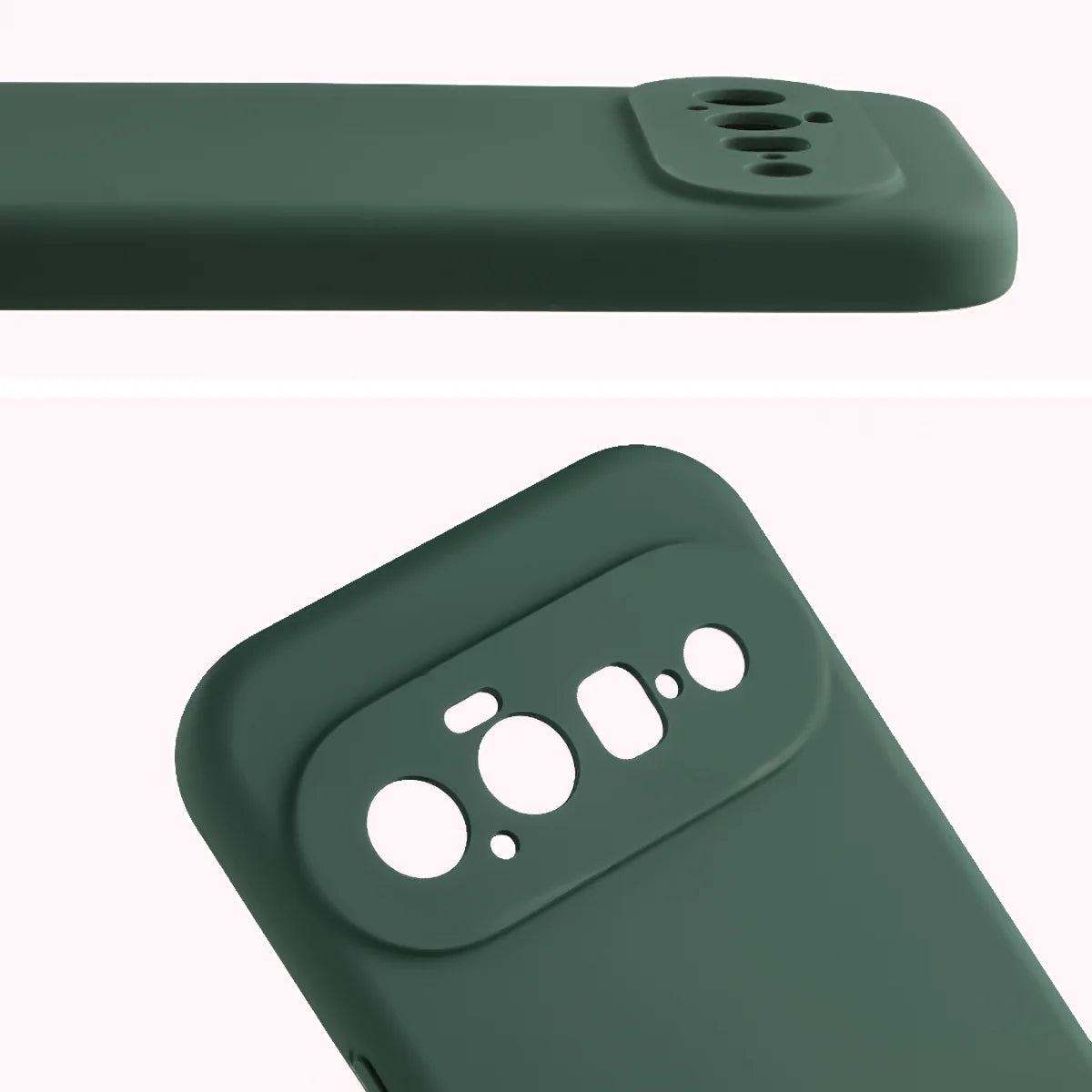 Silikon Handyhülle für Google Pixel 11, Bizon Soft Case, Dunkelgrün