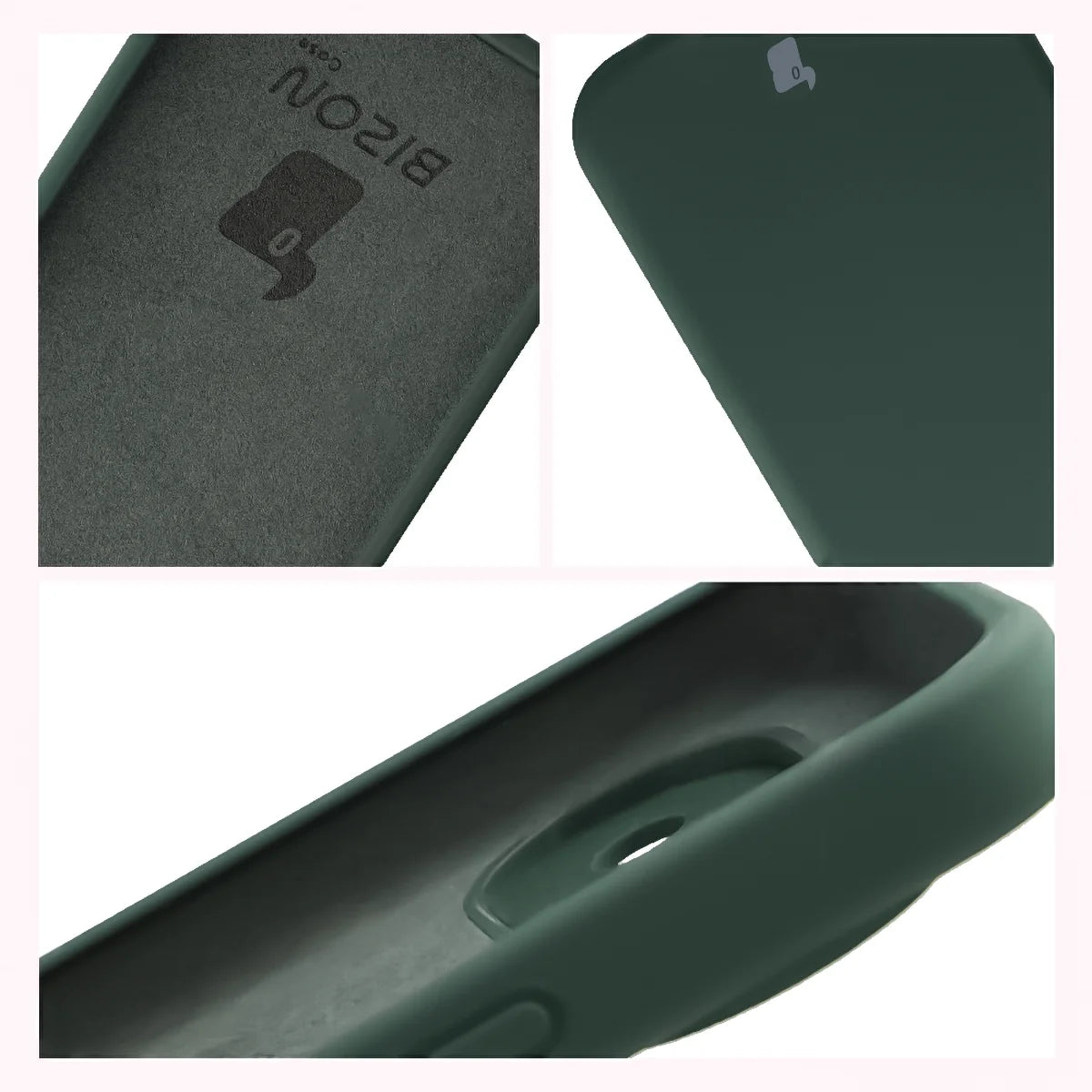 Silikon Handyhülle für Google Pixel 11, Bizon Soft Case, Dunkelgrün