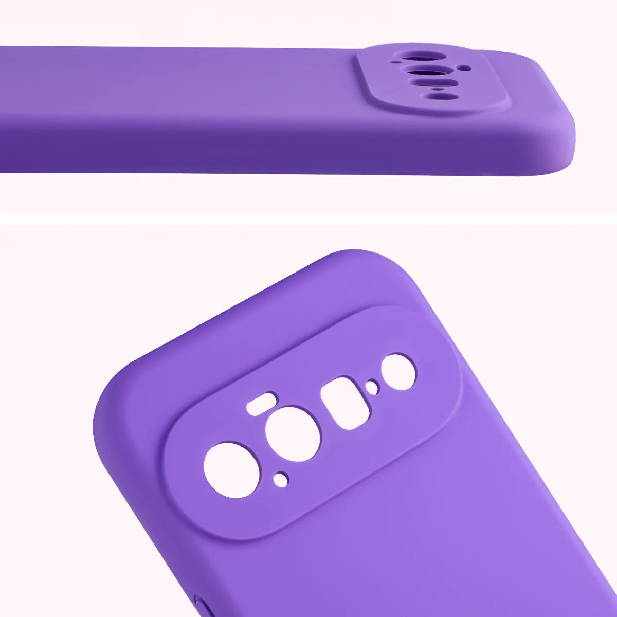 Silikon Handyhülle für Google Pixel 11, Bizon Soft Case, Violett
