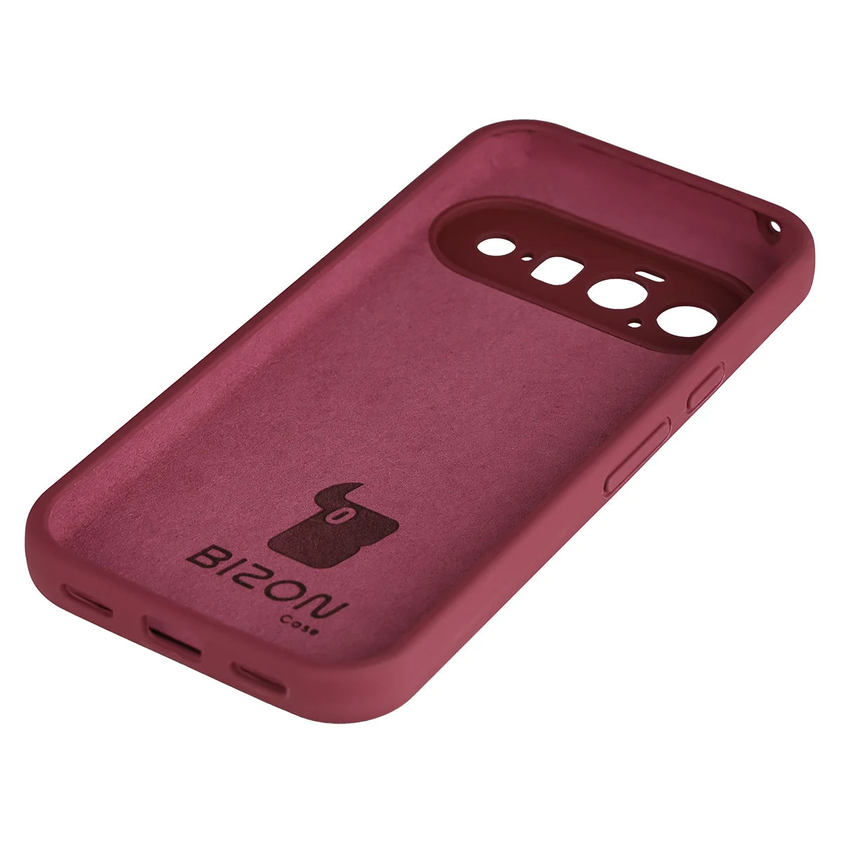 Silikon Handyhülle für Google Pixel 11, Bizon Soft Case, Pflaumenfarbe