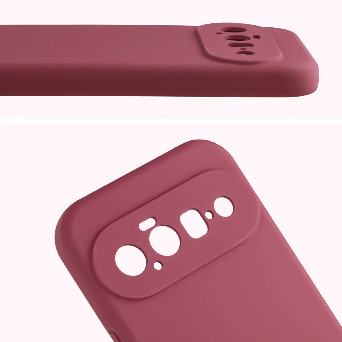 Silikon Handyhülle für Google Pixel 11, Bizon Soft Case, Pflaumenfarbe