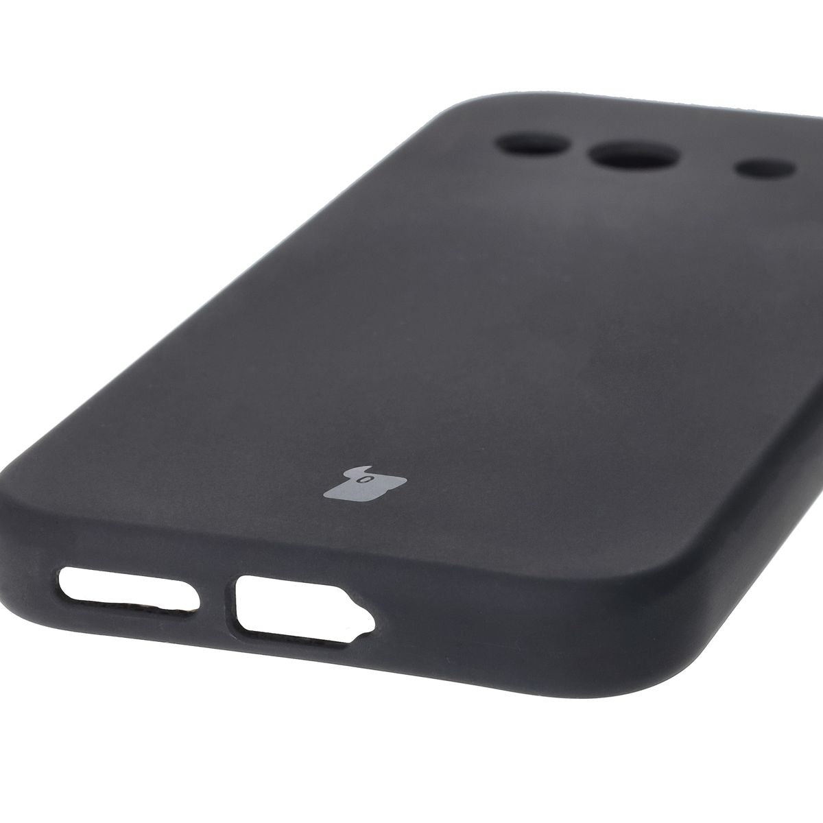 Silikon Handyhülle für Google Pixel 9a, Bizon Soft Case, Schwarz