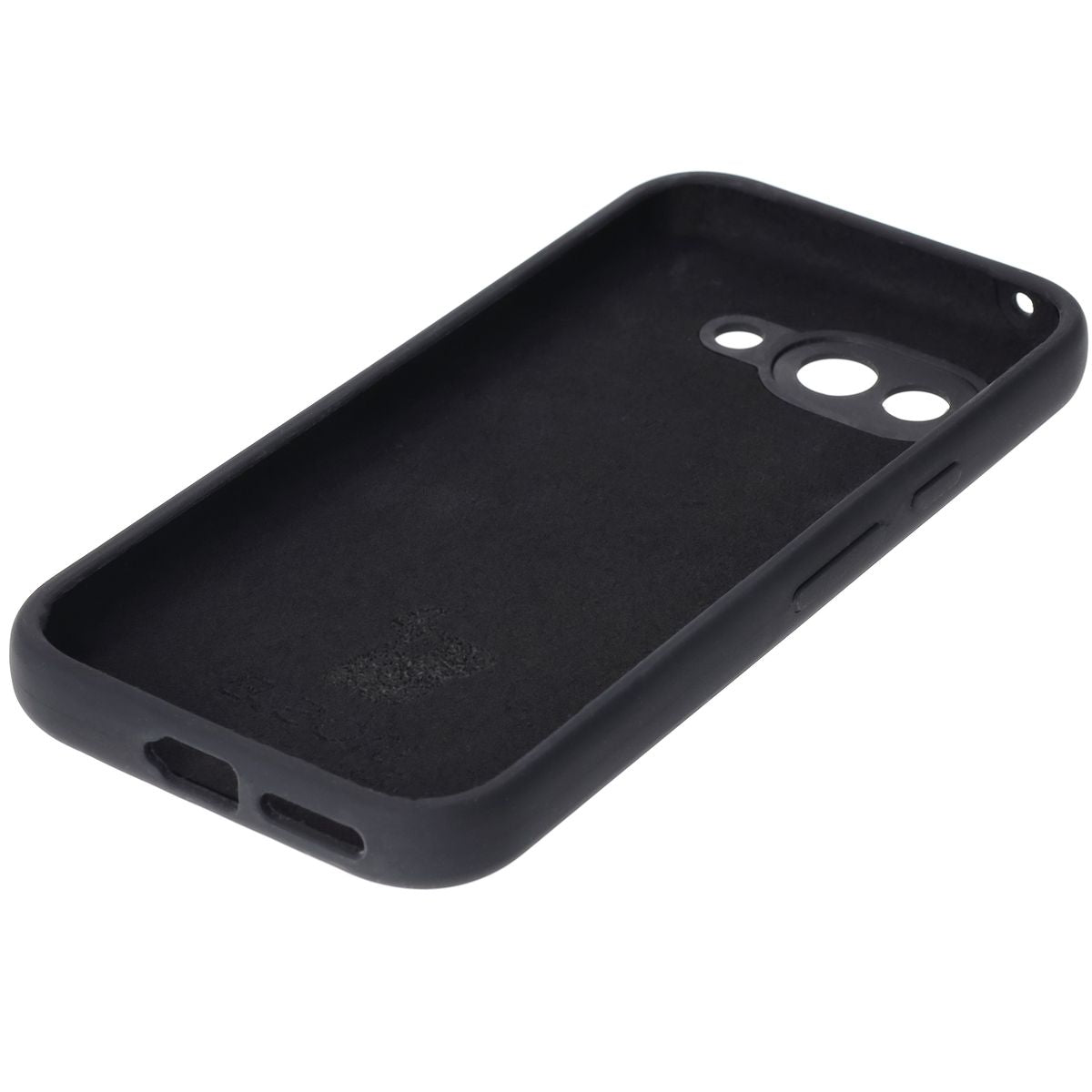 Silikon Handyhülle für Google Pixel 9a, Bizon Soft Case, Schwarz