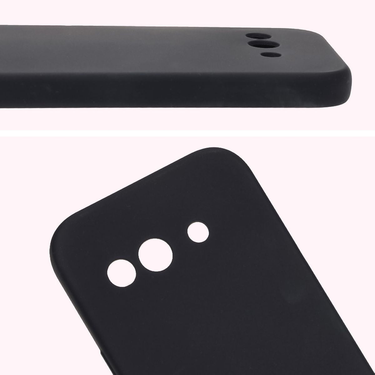Silikon Handyhülle für Google Pixel 9a, Bizon Soft Case, Schwarz