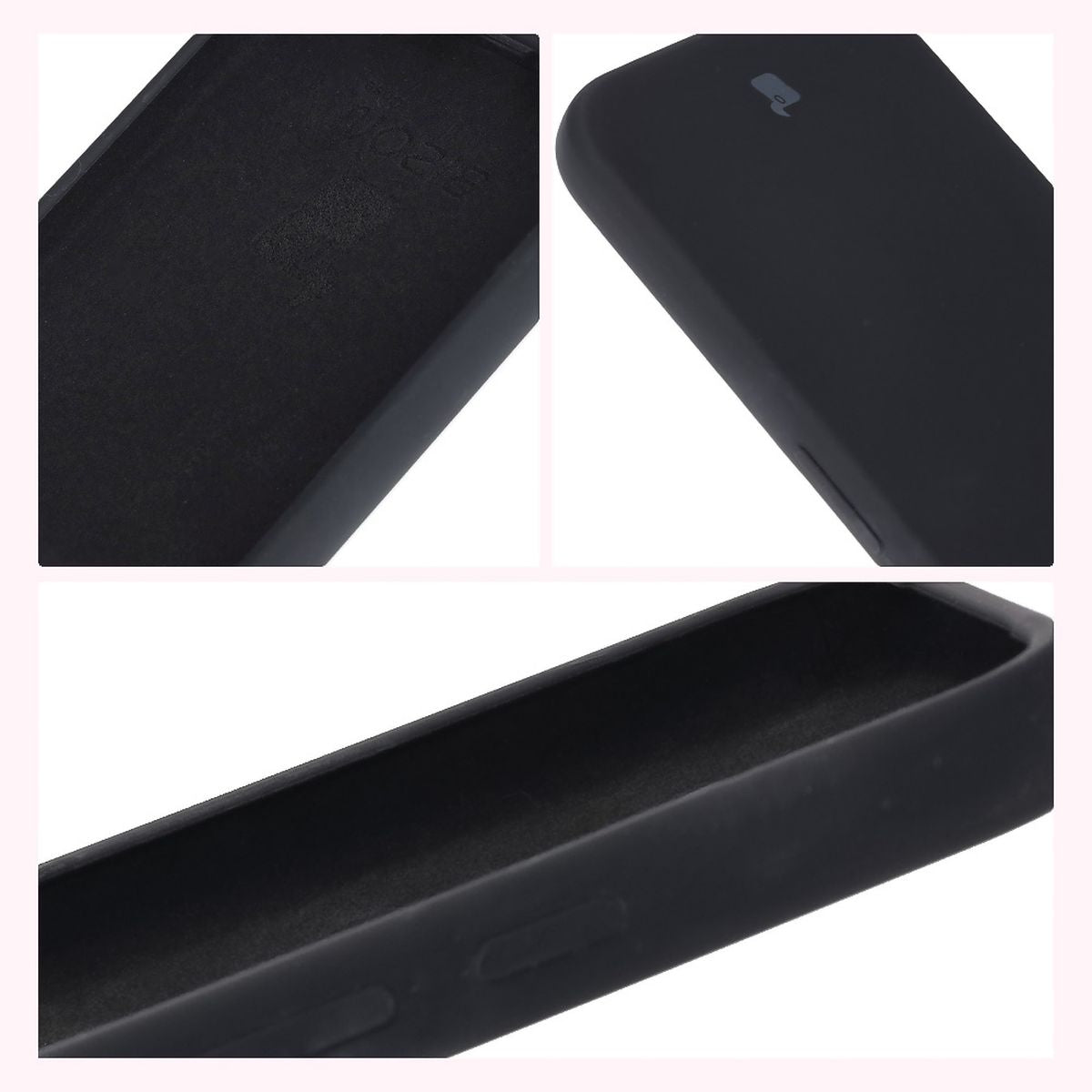 Silikon Handyhülle für Google Pixel 9a, Bizon Soft Case, Schwarz