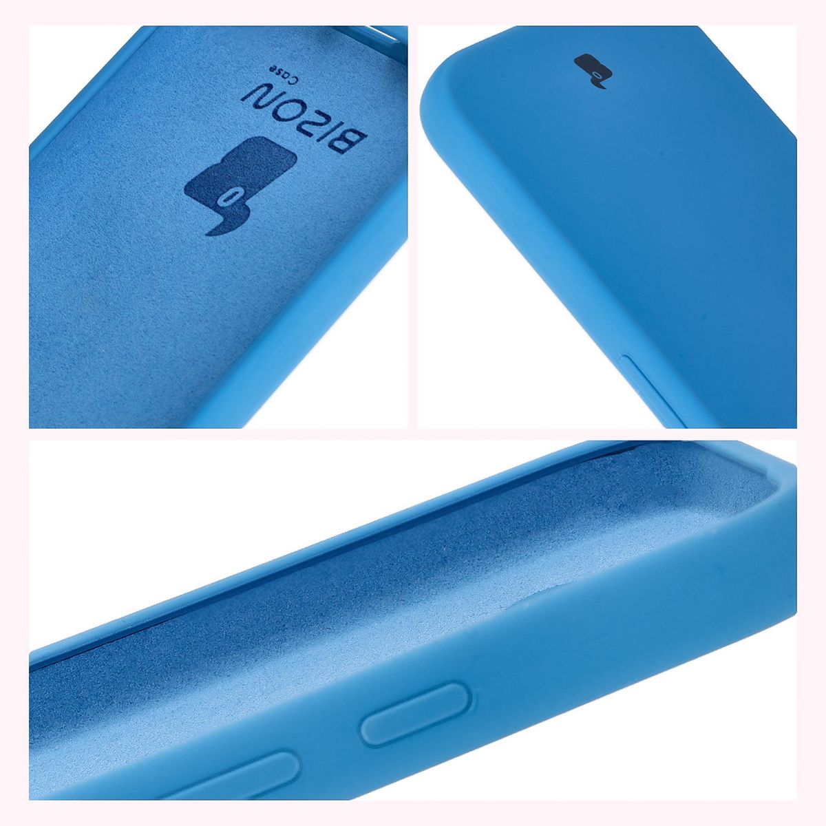 Silikon Handyhülle für Google Pixel 9a, Bizon Soft Case, Blau
