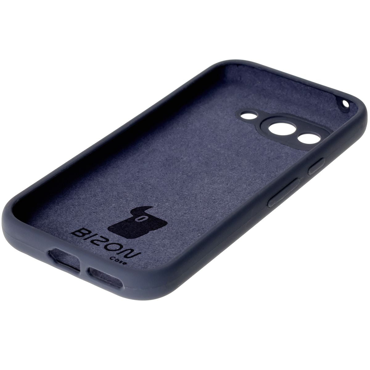 Silikon Handyhülle für Google Pixel 9a, Bizon Soft Case, Dunkelblau