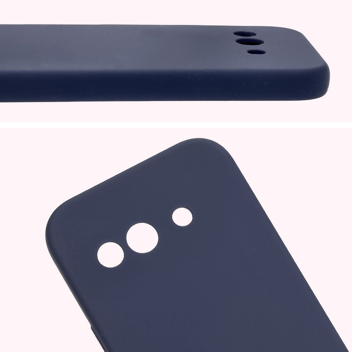 Silikon Handyhülle für Google Pixel 9a, Bizon Soft Case, Dunkelblau