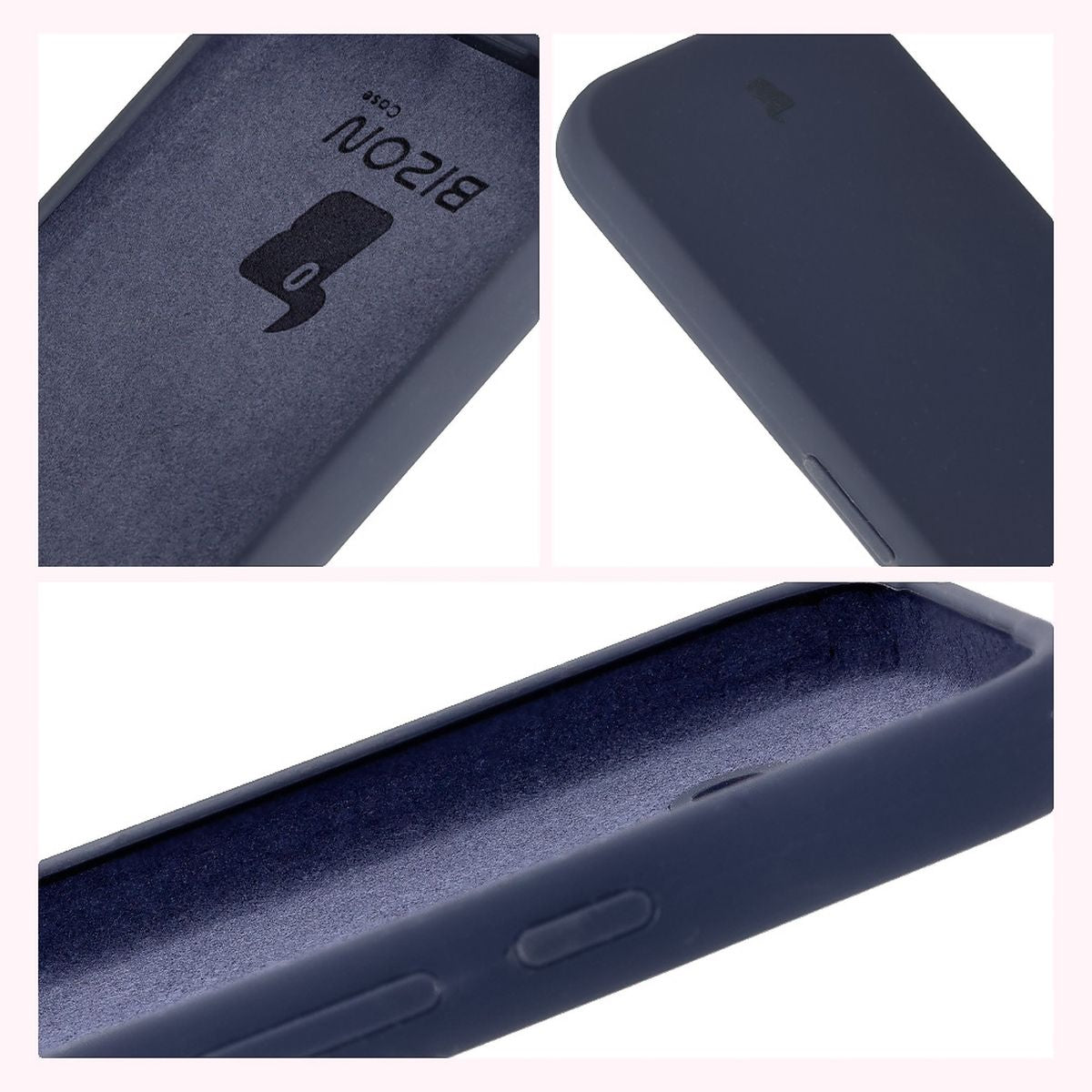 Silikon Handyhülle für Google Pixel 9a, Bizon Soft Case, Dunkelblau