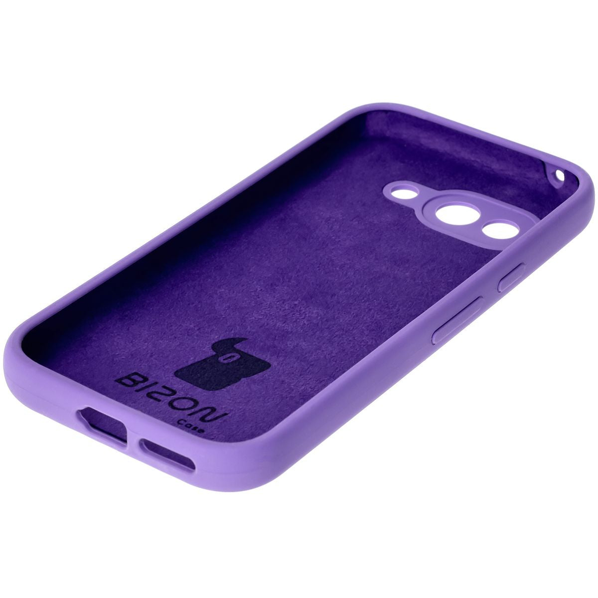 Silikon Handyhülle für Google Pixel 9a, Bizon Soft Case, Violett