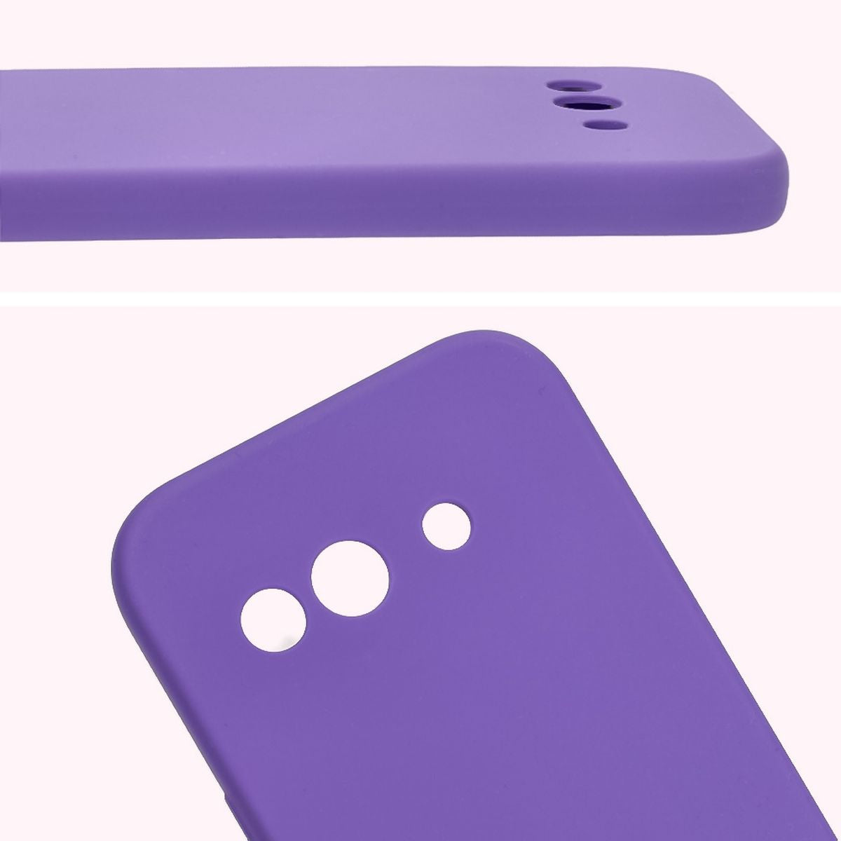Silikon Handyhülle für Google Pixel 9a, Bizon Soft Case, Violett