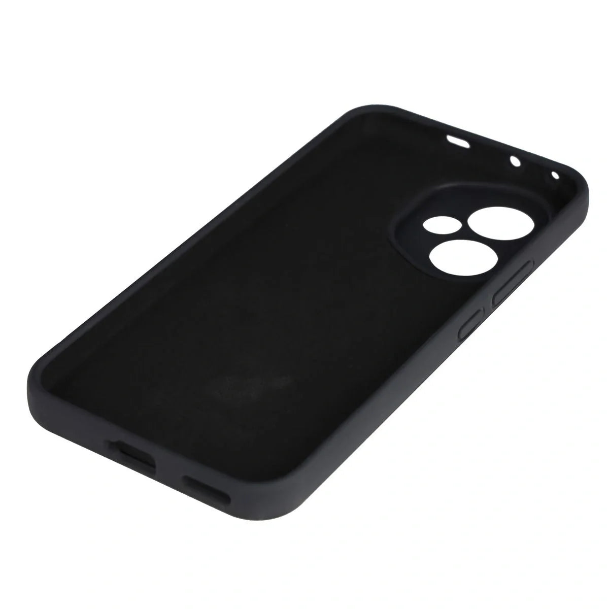 Silikon Handyhülle für Honor 400, Bizon Soft Case, Schwarz