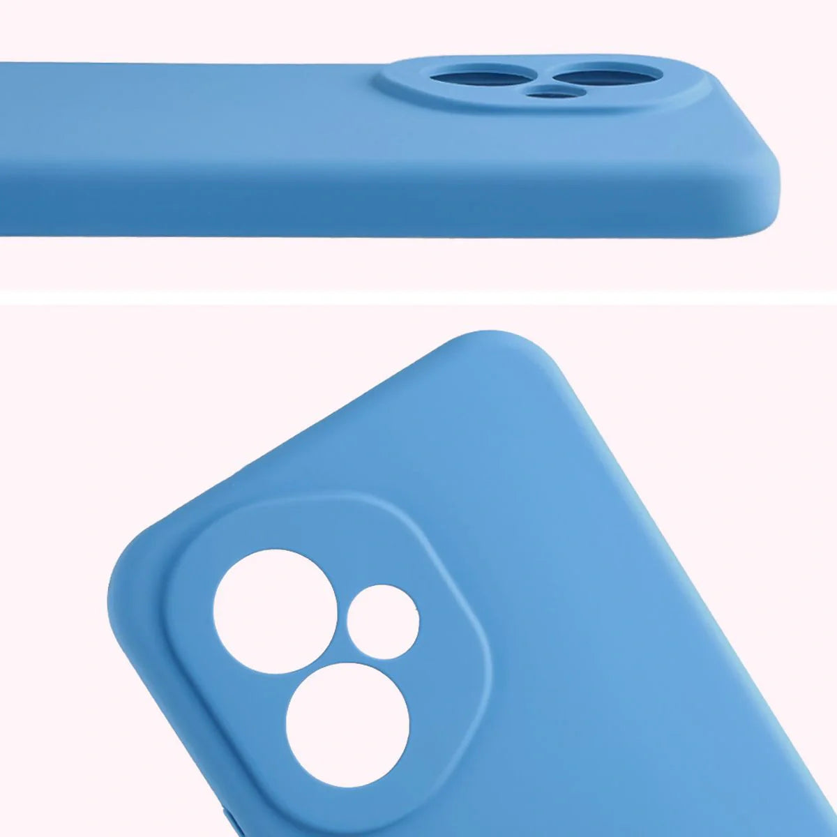 Silikon Handyhülle für Honor 400, Bizon Soft Case, Blau