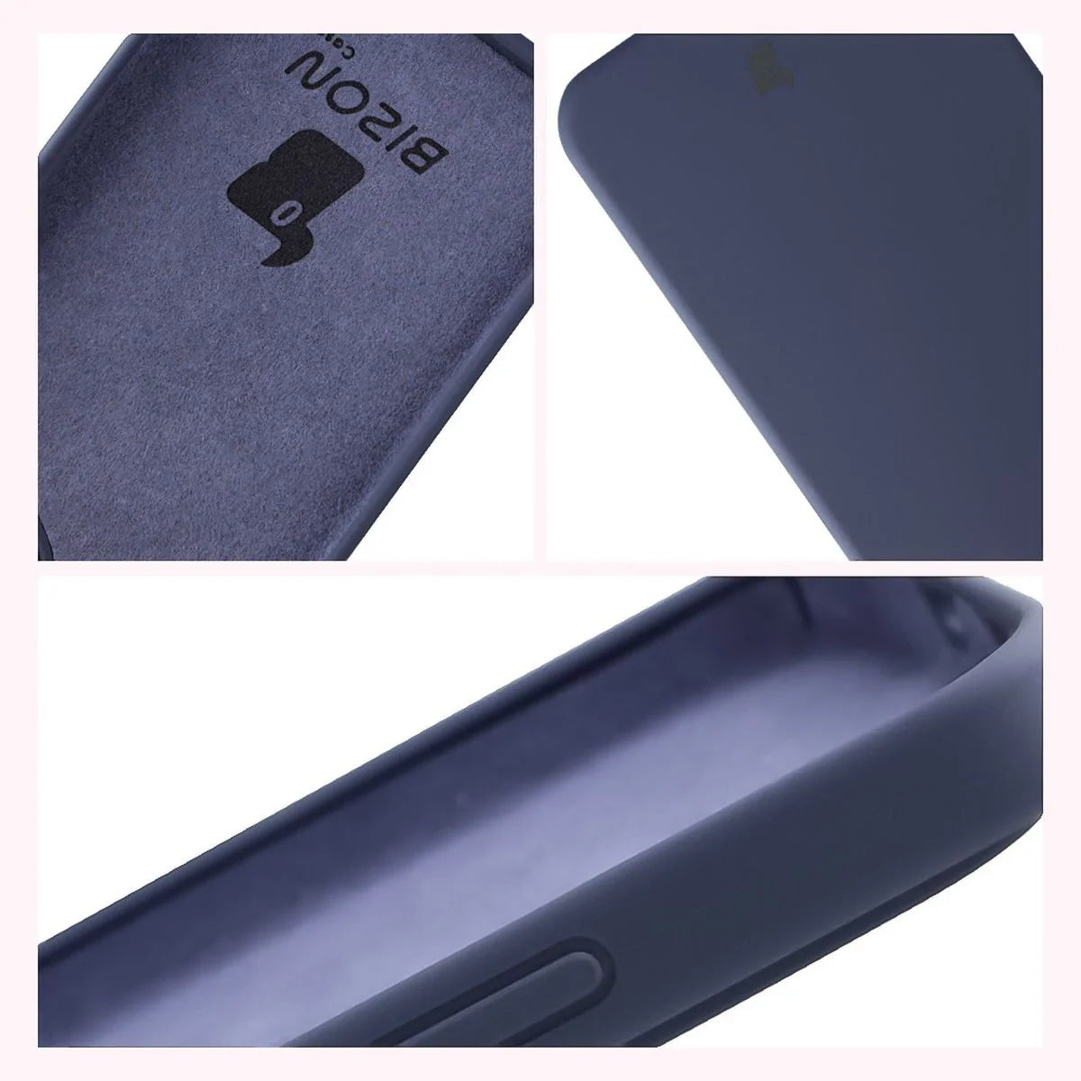 Silikon Handyhülle für Honor 400, Bizon Soft Case, Dunkelblau