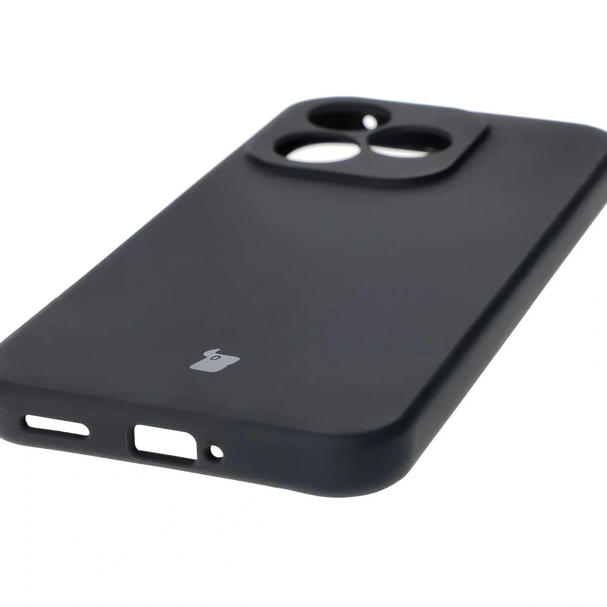 Silikon Handyhülle für Honor 400 Lite, Bizon Soft Case, Schwarz