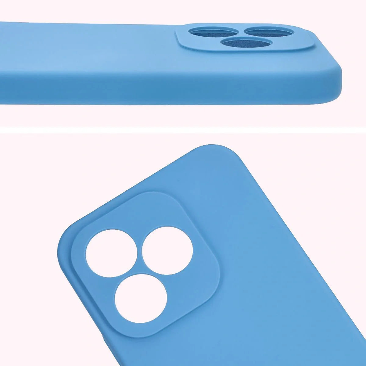 Silikon Handyhülle für Honor 400 Lite, Bizon Soft Case, Blau