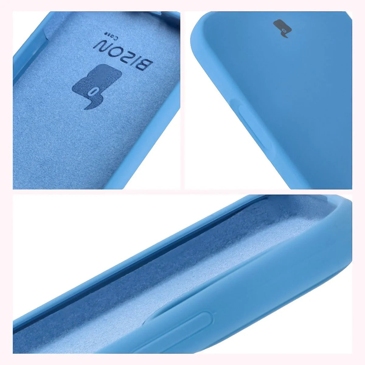 Silikon Handyhülle für Honor 400 Lite, Bizon Soft Case, Blau