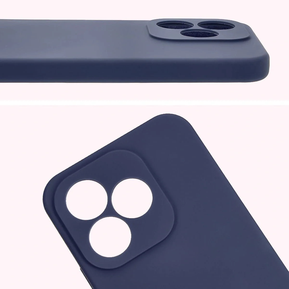 Silikon Handyhülle für Honor 400 Lite, Bizon Soft Case, Dunkelblau