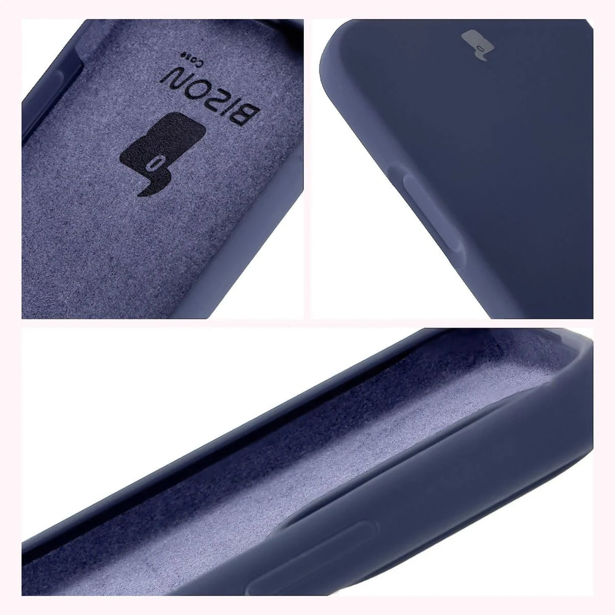 Silikon Handyhülle für Honor 400 Lite, Bizon Soft Case, Dunkelblau