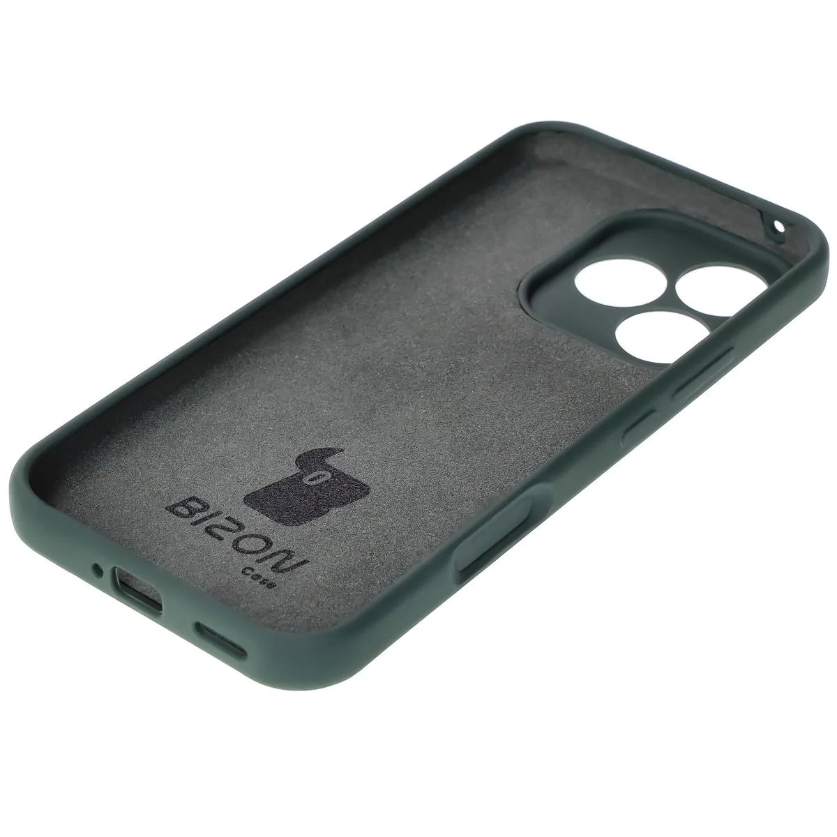 Silikon Handyhülle für Honor 400 Lite, Bizon Soft Case, Dunkelgrün