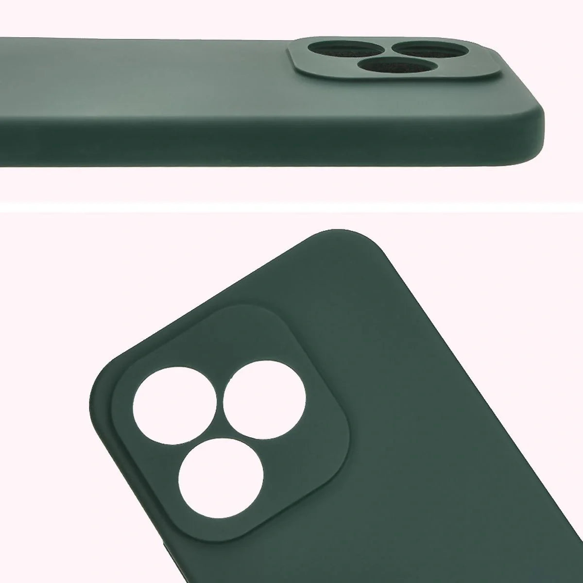 Silikon Handyhülle für Honor 400 Lite, Bizon Soft Case, Dunkelgrün