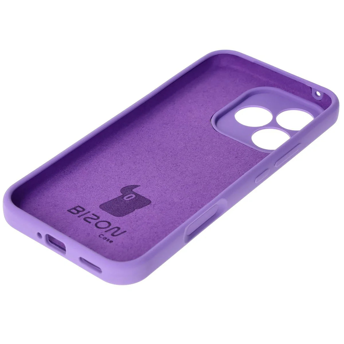 Silikon Handyhülle für Honor 400 Lite, Bizon Soft Case, Violett