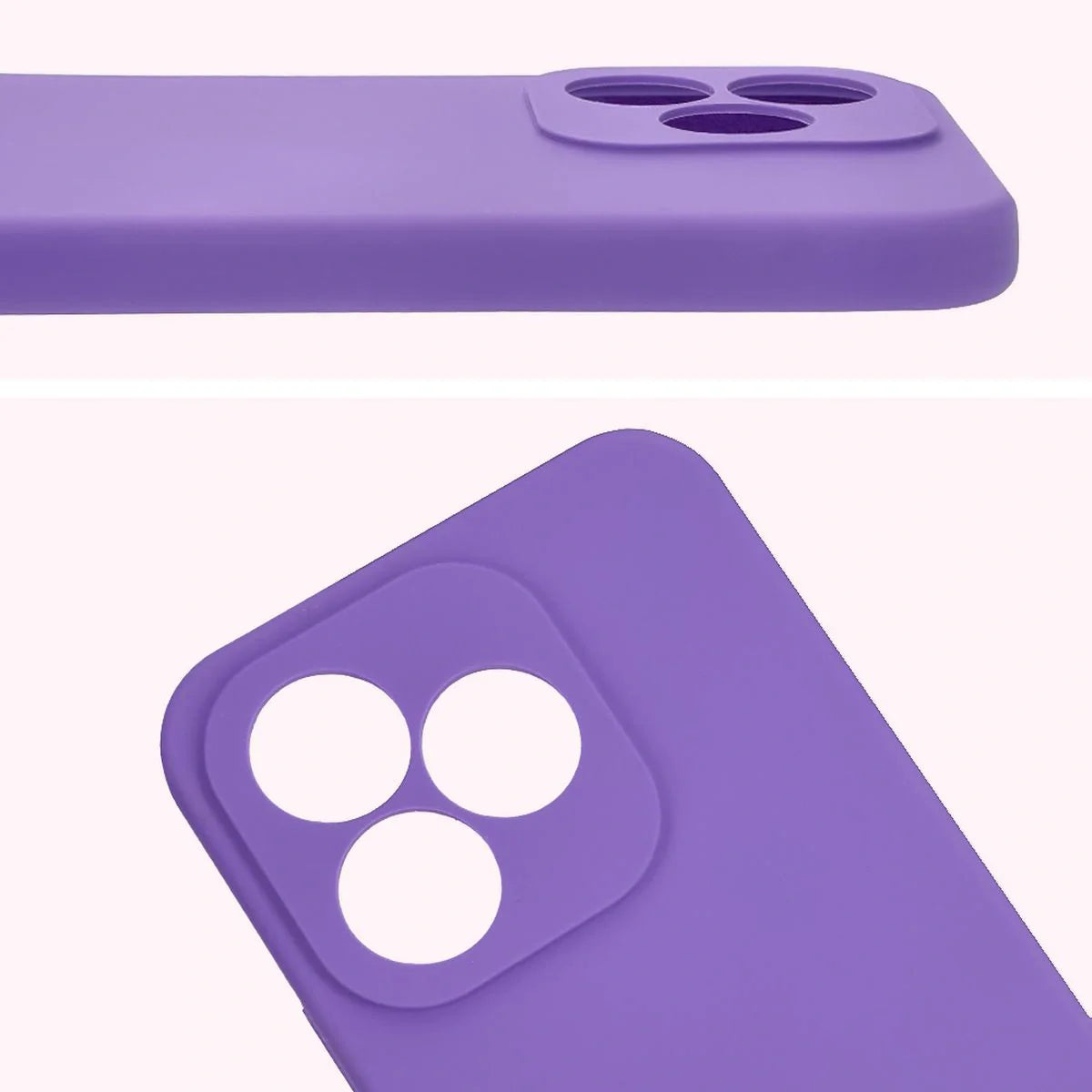 Silikon Handyhülle für Honor 400 Lite, Bizon Soft Case, Violett