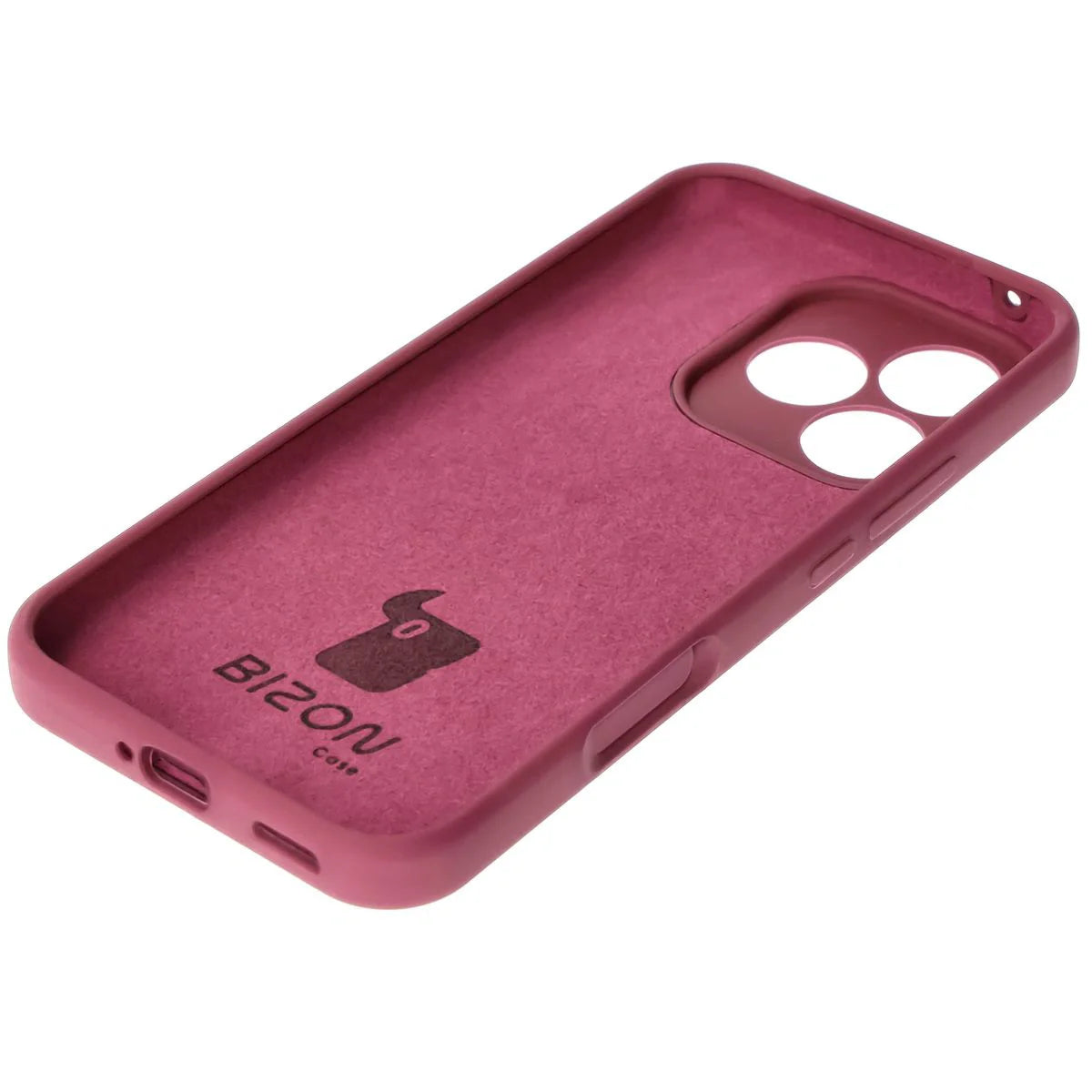 Silikon Handyhülle für Honor 400 Lite, Bizon Soft Case, Pflaumenfarbe