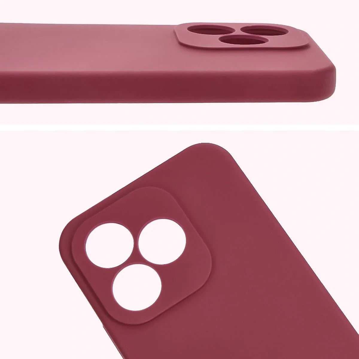 Silikon Handyhülle für Honor 400 Lite, Bizon Soft Case, Pflaumenfarbe