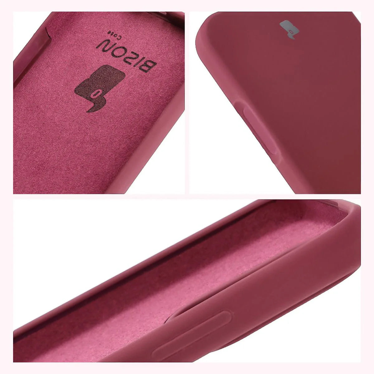 Silikon Handyhülle für Honor 400 Lite, Bizon Soft Case, Pflaumenfarbe