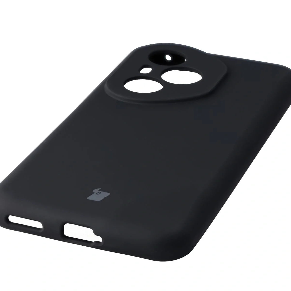 Silikon Handyhülle für Honor 400 Pro, Bizon Soft Case, Schwarz