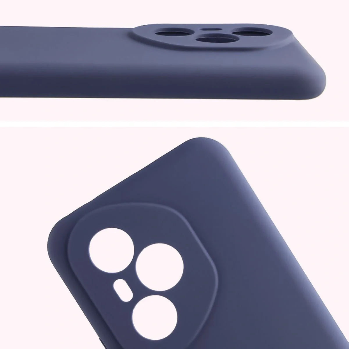Silikon Handyhülle für Honor 400 Pro, Bizon Soft Case, Dunkelblau