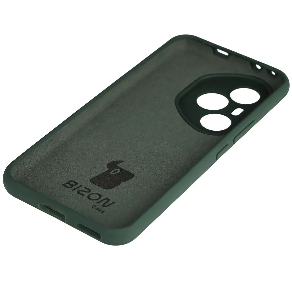 Silikon Handyhülle für Honor 400 Pro, Bizon Soft Case, Dunkelgrün