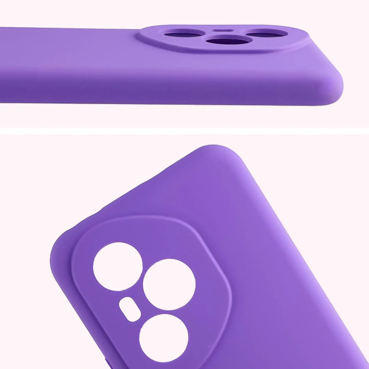 Silikon Handyhülle für Honor 400 Pro, Bizon Soft Case, Violett