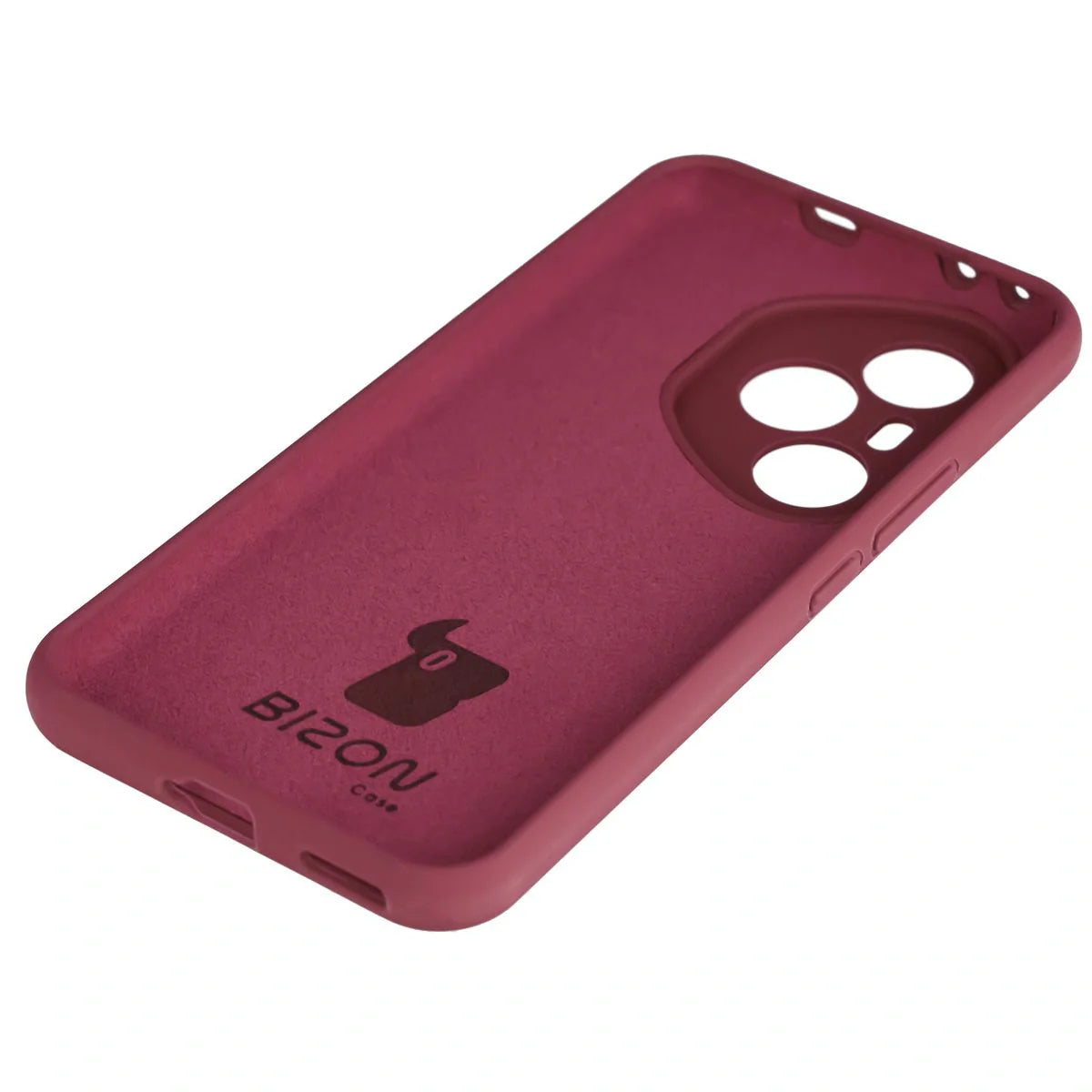 Silikon Handyhülle für Honor 400 Pro, Bizon Soft Case, Pflaumenfarbe