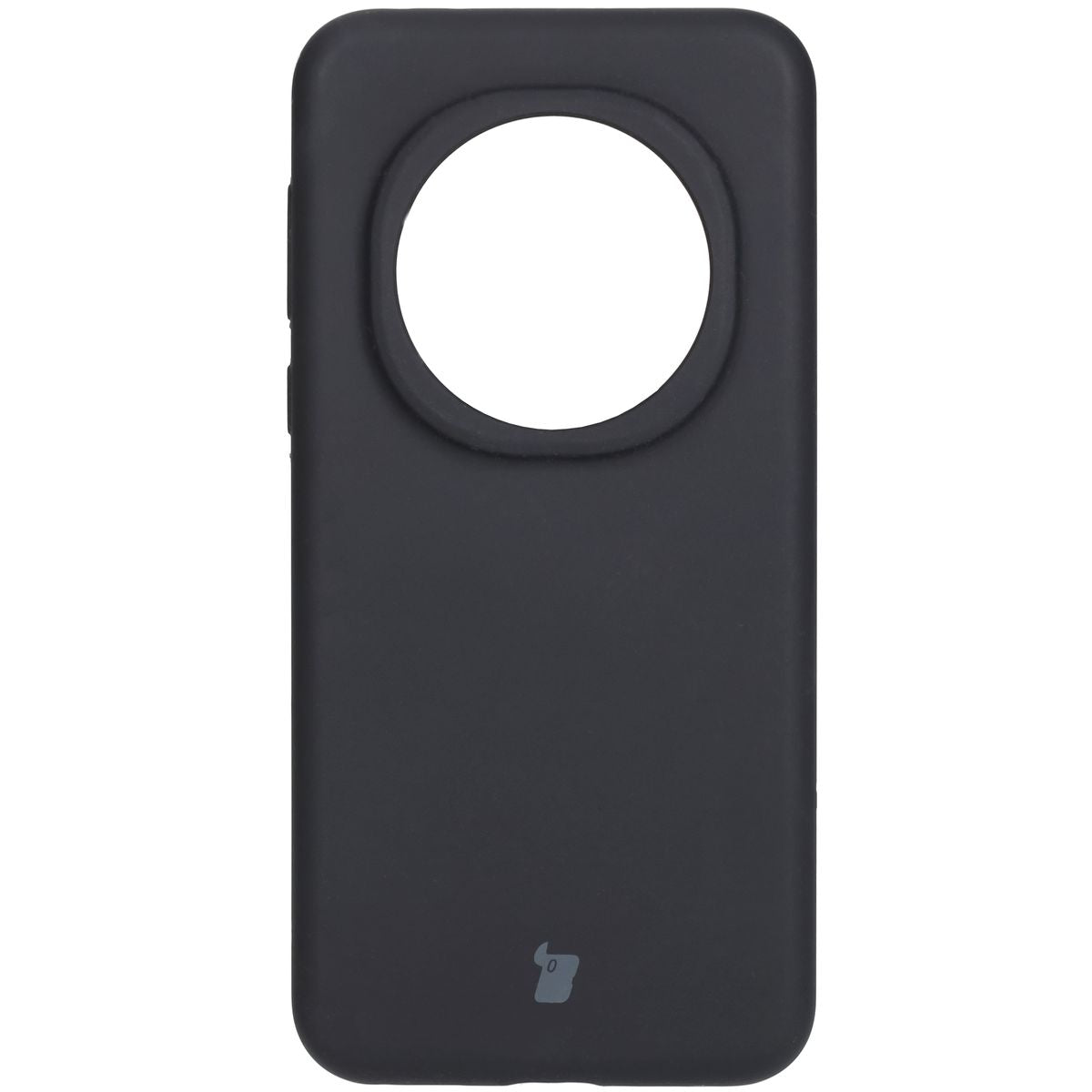 Silikon Handyhülle für Honor Magic7 Pro, Bizon Soft Case, Schwarz