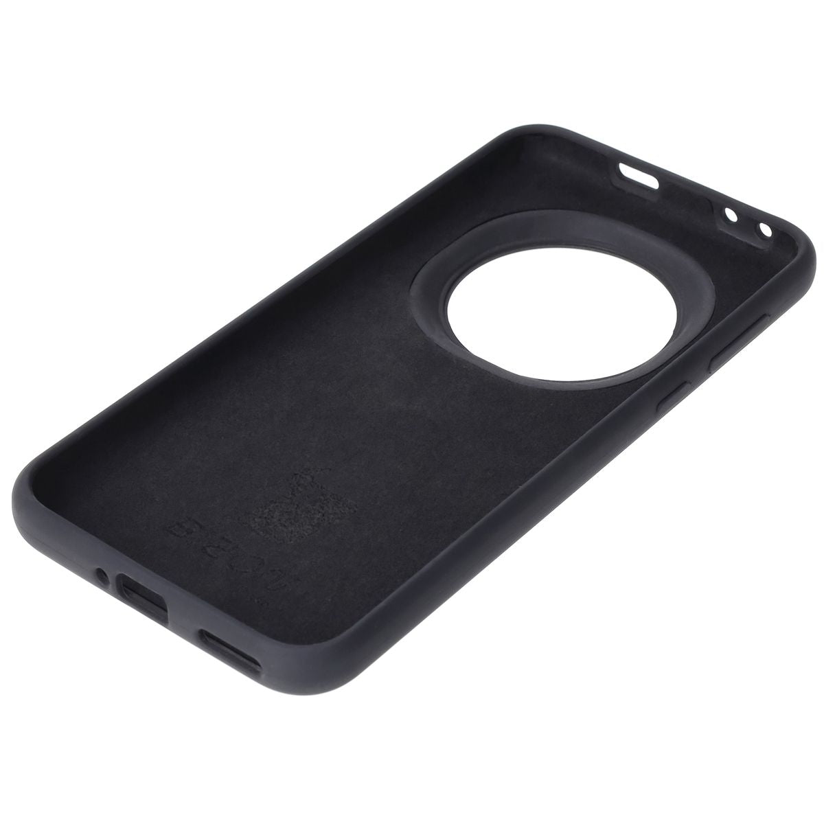 Silikon Handyhülle für Honor Magic7 Pro, Bizon Soft Case, Schwarz