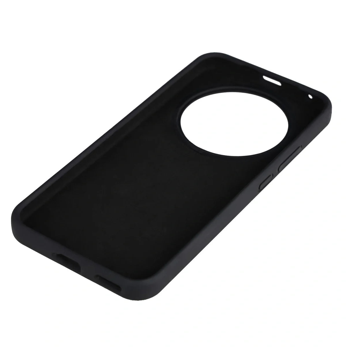 Silikon Handyhülle für Honor Magic8 Lite, Bizon Soft Case, Schwarz