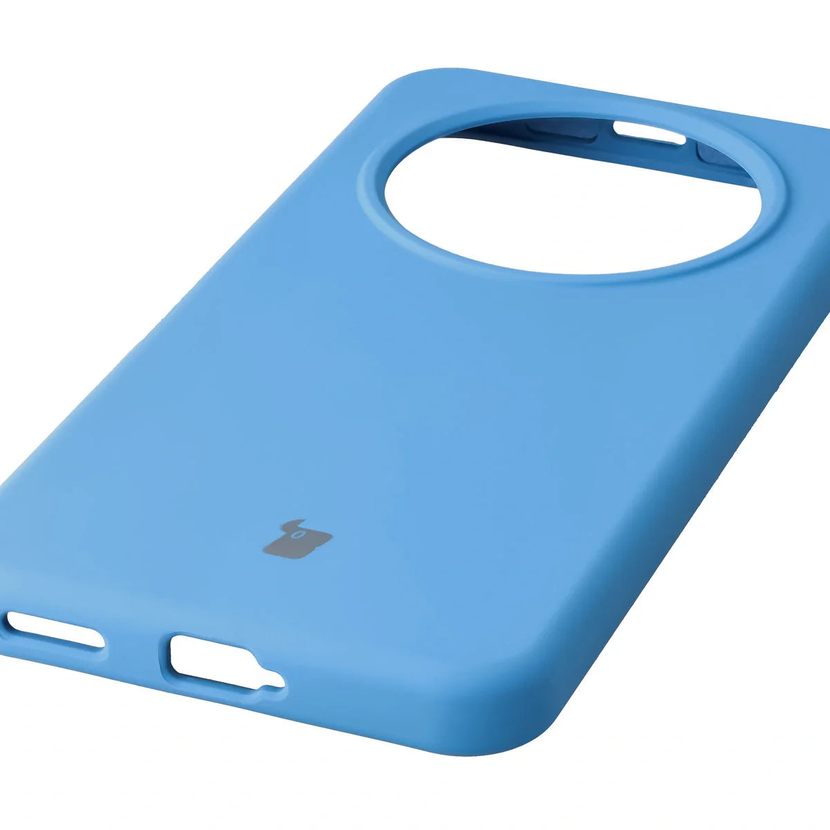 Silikon Handyhülle für Honor Magic8 Lite, Bizon Soft Case, Blau