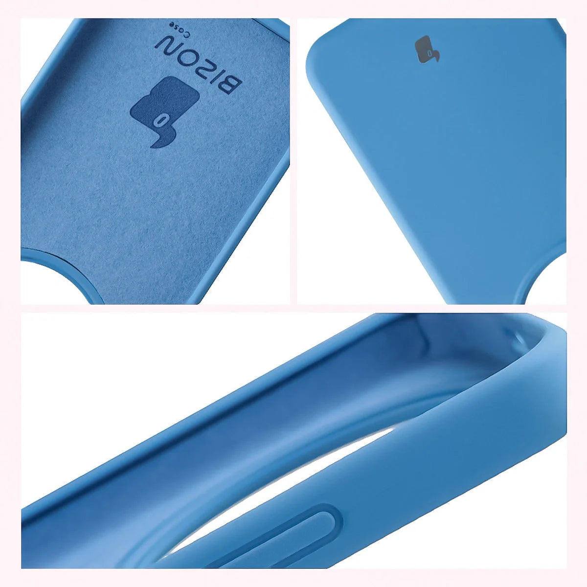 Silikon Handyhülle für Honor Magic8 Lite, Bizon Soft Case, Blau