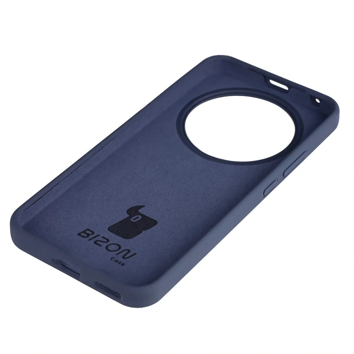 Silikon Handyhülle für Honor Magic8 Lite, Bizon Soft Case, Dunkelblau