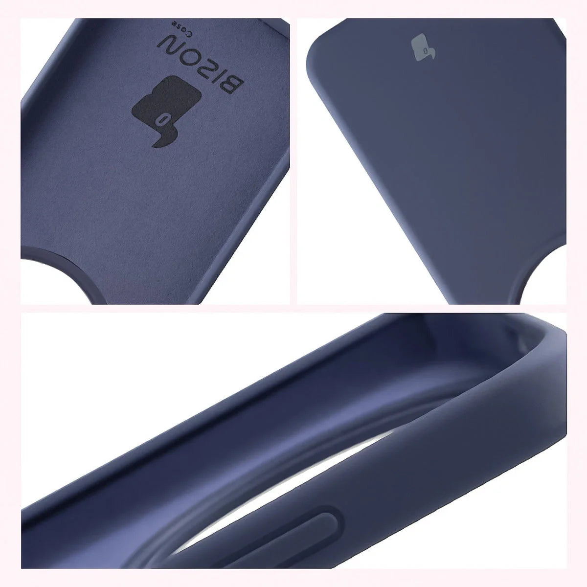Silikon Handyhülle für Honor Magic8 Lite, Bizon Soft Case, Dunkelblau