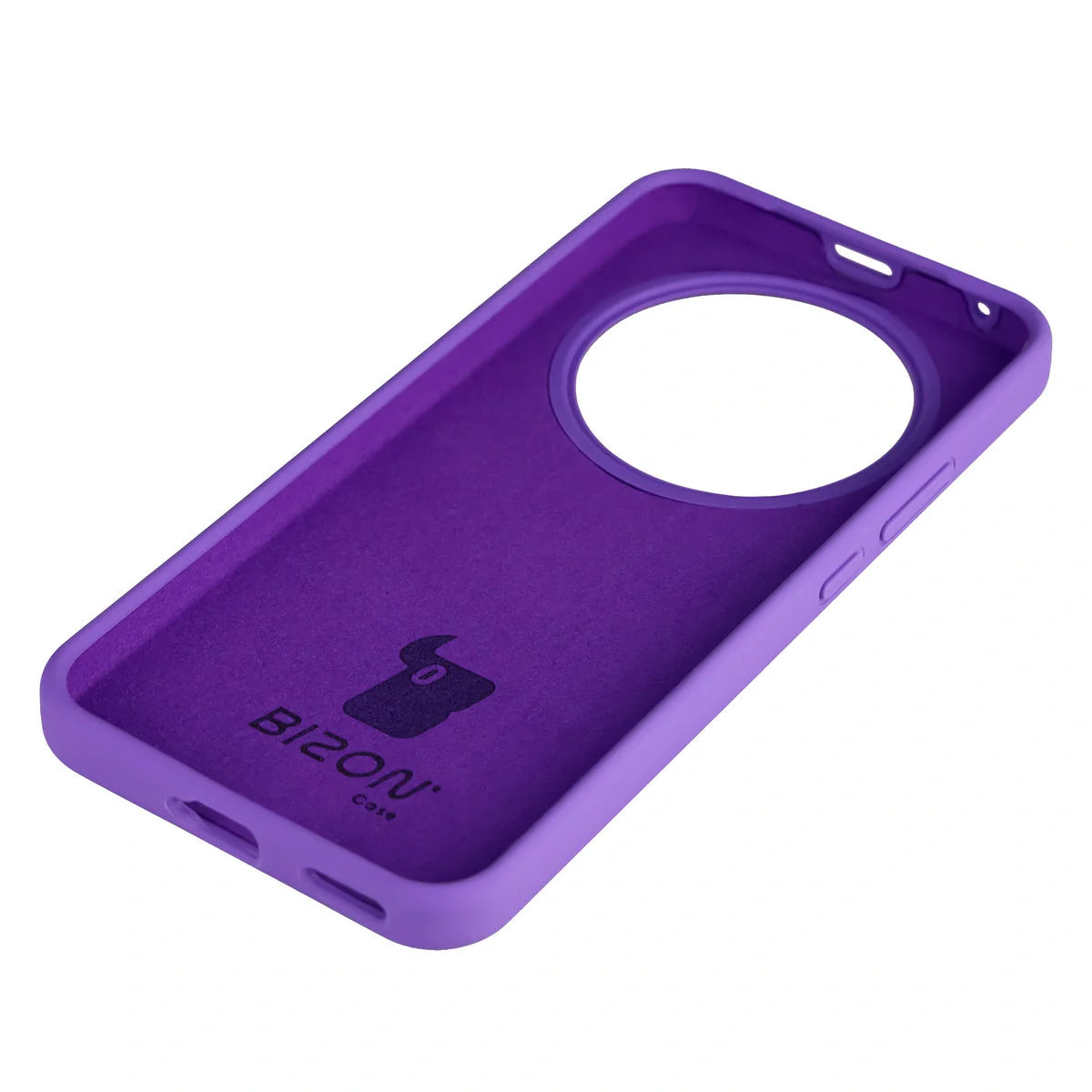 Silikon Handyhülle für Honor Magic8 Lite, Bizon Soft Case, Violett