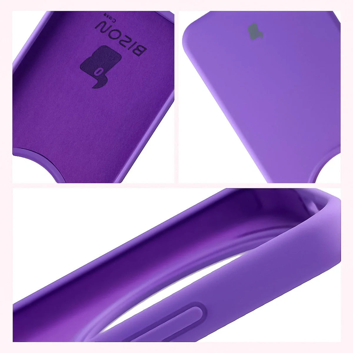 Silikon Handyhülle für Honor Magic8 Lite, Bizon Soft Case, Violett