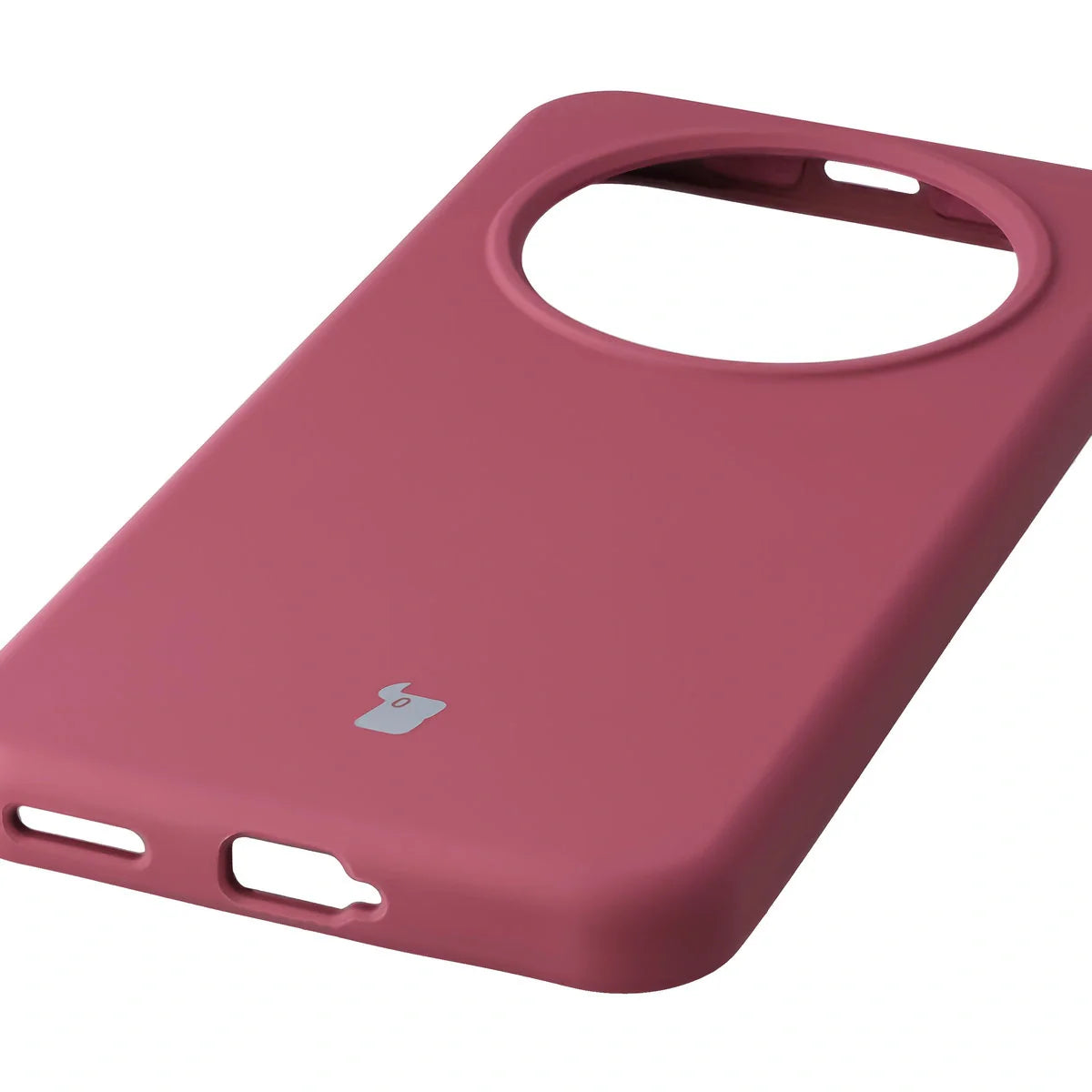 Silikon Handyhülle für Honor Magic8 Lite, Bizon Soft Case, Pflaumenfarbe