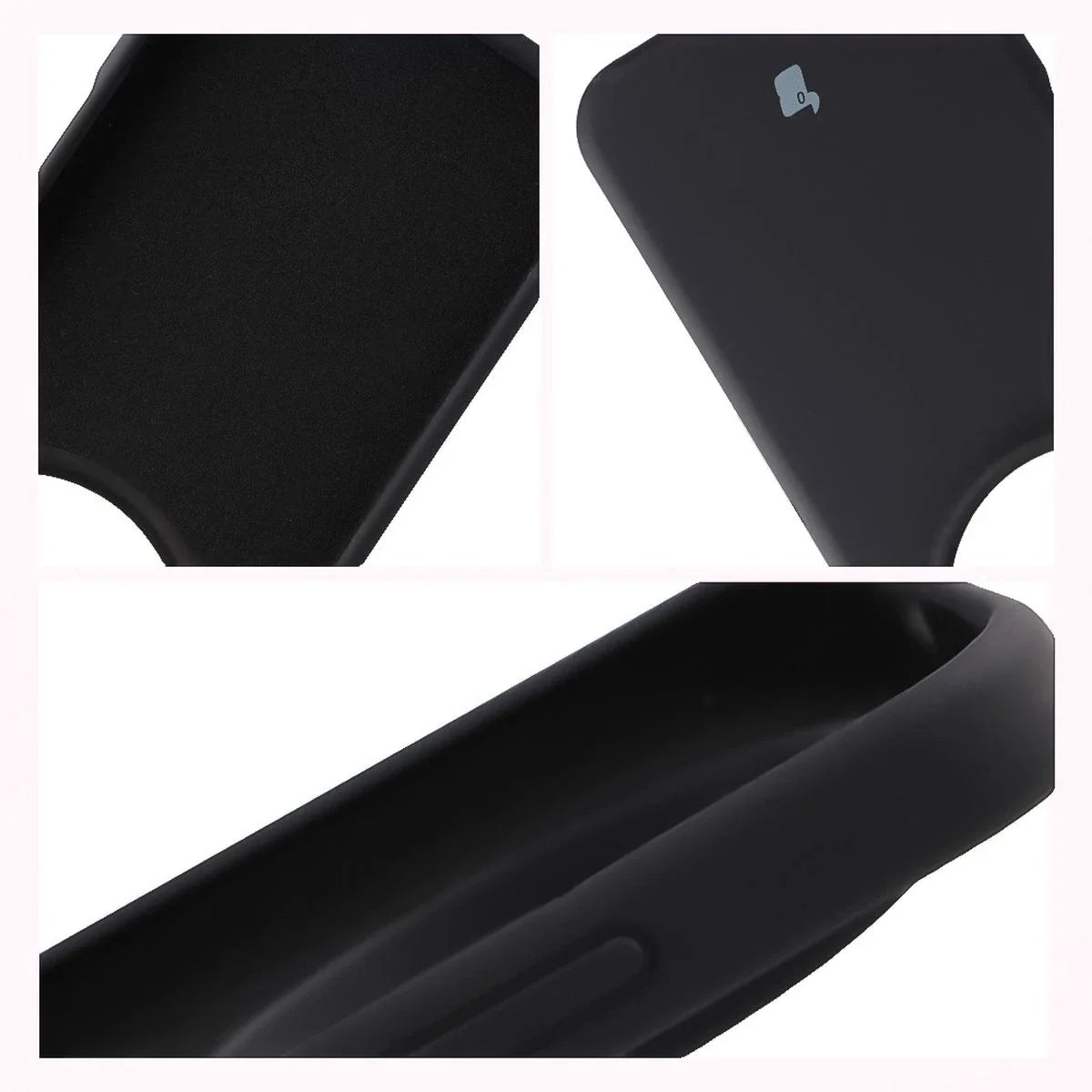 Silikon Handyhülle für Honor Magic8 Pro, Bizon Soft Case, Schwarz