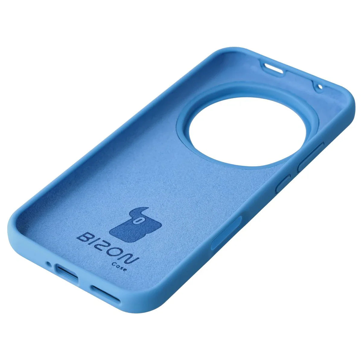 Silikon Handyhülle für Honor Magic8 Pro, Bizon Soft Case, Blau