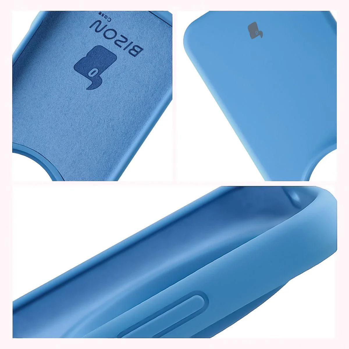 Silikon Handyhülle für Honor Magic8 Pro, Bizon Soft Case, Blau
