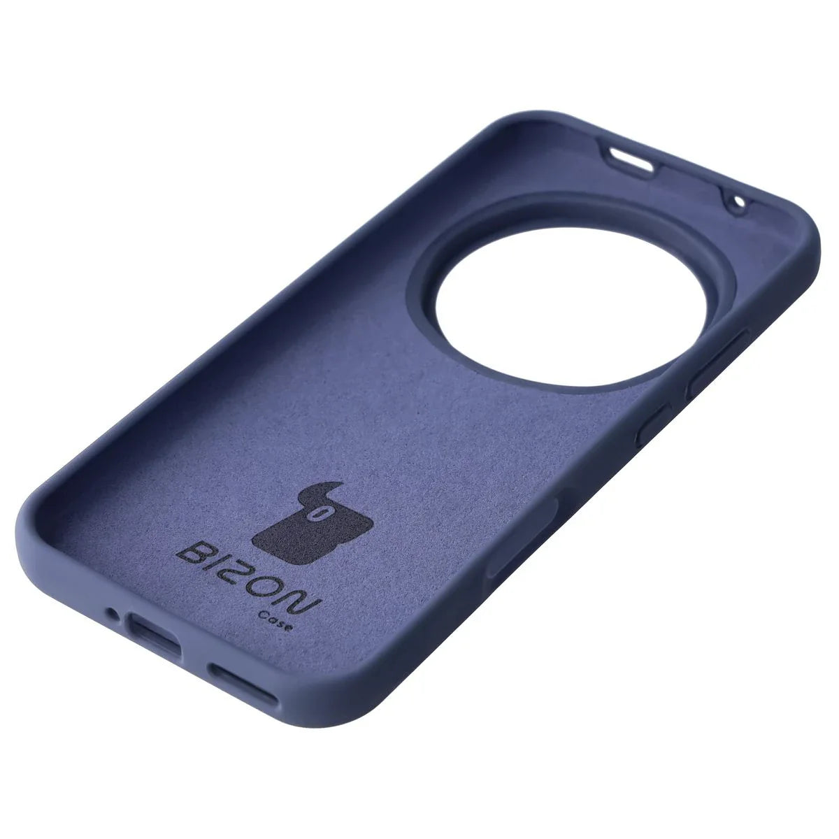 Silikon Handyhülle für Honor Magic8 Pro, Bizon Soft Case, Dunkelblau